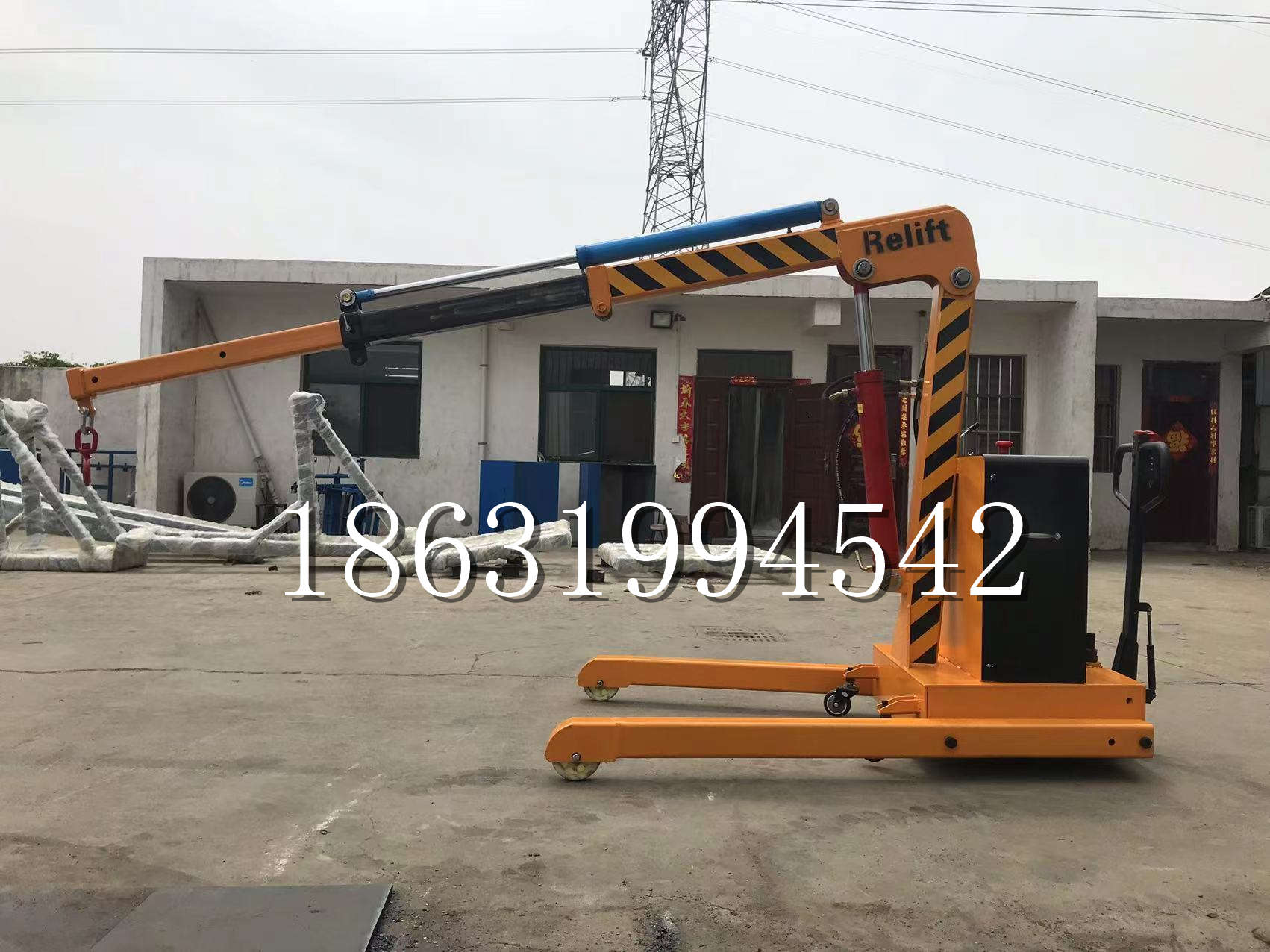 林园区久征定做3吨三轮随车吊 农用园林绿化移树吊 平板工程用小吊机