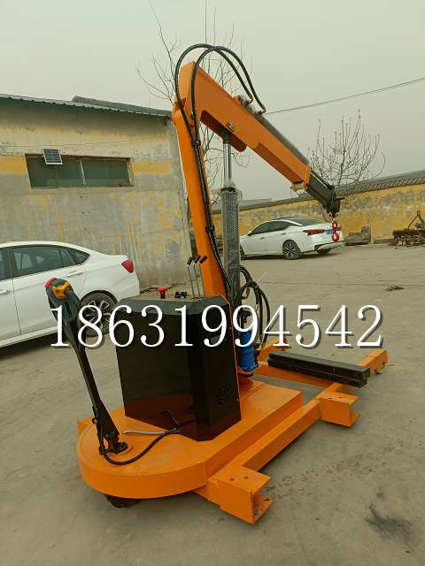 林园区自卸车厢随车吊 自制轮式四不像起重机 四驱平板吊 5吨 贵盛